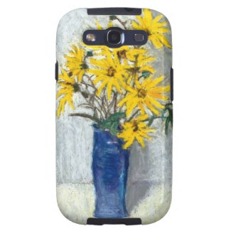 Samsung Galaxy S3 Golden Sunflowers Vibe Case Samsung Galaxy SIII Cases