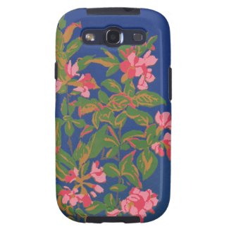 Samsung Galaxy S3 Vibe Case, Pink Japonica Galaxy S3 Cover