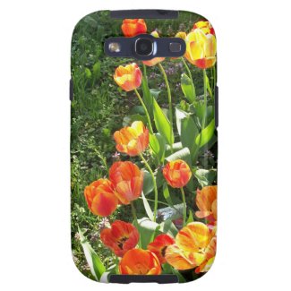 Samsung Galaxy S3 'Vibe' Case with Colorful Tulips Galaxy S3 Covers