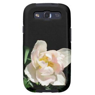 Samsung Galaxy S3 Vibe Case with Pale Pink Tulip Galaxy S3 Covers