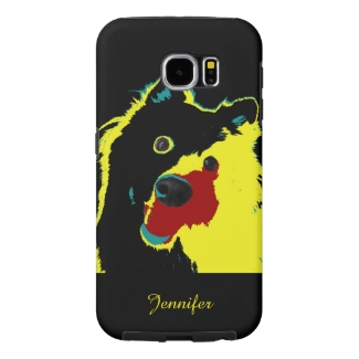 Samsung Galaxy S6 Tough Case Happy Yellow Dog