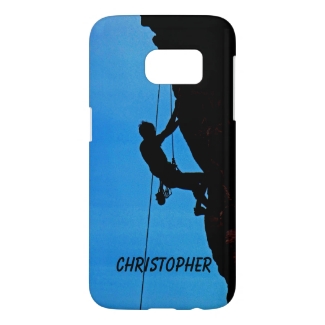 Samsung Galaxy S7 Case, Personalized, Rock Climber