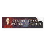 Samuel Adams bumper sticker