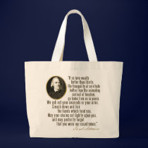 Samuel Adams Quote bags