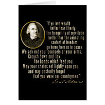 Samuel Adams Quote Cards