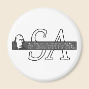 Samuel Adams Quote Magnet
