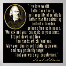 Samuel Adams Quote Posters