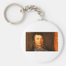 Samuel Cooleridge "Ideas" Wisdom Quote Gifts Key Chains