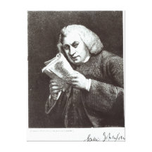 Samuel Johnson Canvas Print