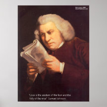 Samuel Johnson Love Is Wisdom Posters