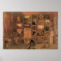 Samuel Morse Gallery of the Louvre Print