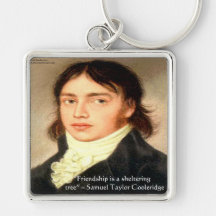 Samuel T Cooldridge "Sheltering Tree" Wisdom Quote Key Chains