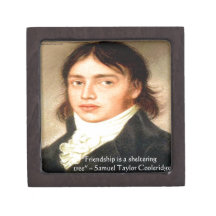 Samuel T Cooldridge "Sheltering Tree" Wisdom Quote Premium Keepsake Box