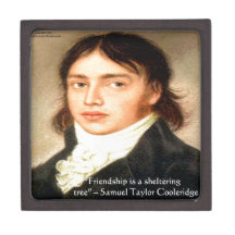 Samuel T Cooldridge "Sheltering Tree" Wisdom Quote Premium Jewelry Box