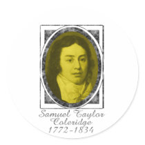 Samuel Taylor Coleridge Round Sticker
