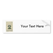 Samurai Armor  Vintage Japanese Silk Label Bumper Sticker