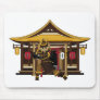 Samurai at Eastern Temple Mousepad