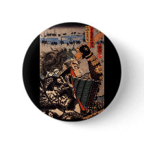 Samurai at War. Beautiful Dragon armor. c. 1800's Pin