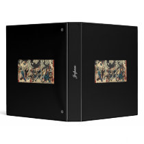 Samurai at war in the snow circa 1800's binders