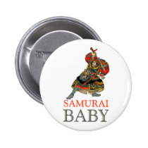 Samurai Baby buttons