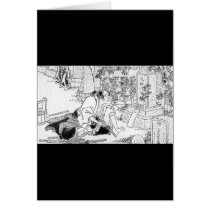 Samurai committing Hara-Kiri Card