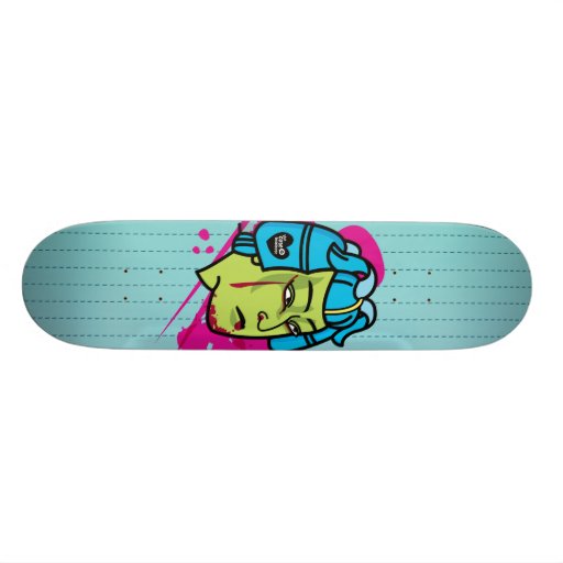samurai deck custom skate board