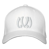 Samurai emoticon embroidered hats