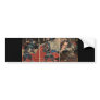 Samurai fighting a giant circa 1800's bumper stickers