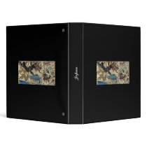 Samurai fighting tiger etc. circa 1800's vinyl binder
