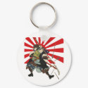 Samurai Flag Keychain by rudejapan Samurai Flag Keychain