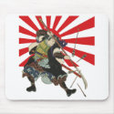 Samurai Flag Mousepad by rudejapan Samurai Flag Mousepad