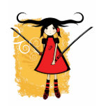Samurai Girl t-shirts