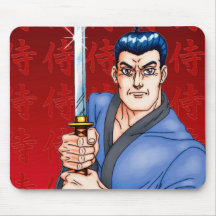 Samurai Guy Mouse Pads