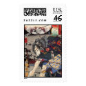 Samurai II Large Postage Stamps Vertical by Heroicon Samurai II Large Postage Stamps Vertical