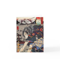 Samurai II Note Card Vertical