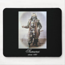 Samurai in Armour circa 1860 Mousepad