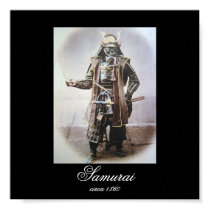 Samurai in Armour circa 1860 (Photo) Poster posters by DDMcollections Samurai in Armour circa 1860 (Photo) Poster posters