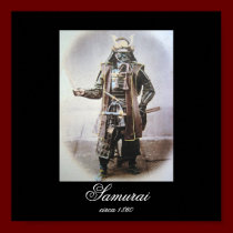 Samurai in Armour circa 1860 (Photo) Poster posters