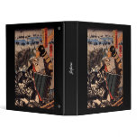 Samurai in beautiful dragon armor, c. 1800's binders