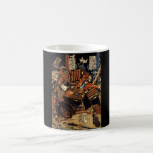 Samurai in Combat, circa 1800's Coffee Mugs
