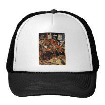 Samurai in Combat, circa 1800's Hats