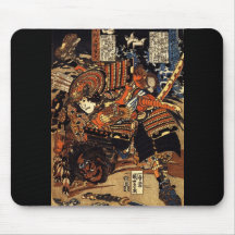 Samurai in Combat, circa 1800's Mouse Pad