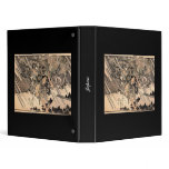 Samurai Japanese Painting c. 1800's Vinyl Binder