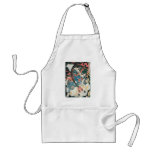Samurai Killing a Demon, Ancient Japanese Painting Aprons