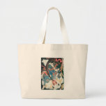 Samurai Killing a Demon, Ancient Japanese Painting Bags