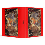 Samurai killing Tengu/bird Painting, c. 1800's Binders