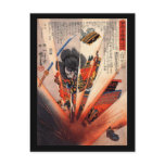 Samurai Painting, circa 1800's Post Card