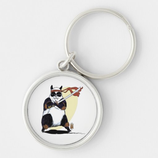 Samurai Panda Keychain