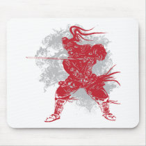 Samurai Pose Mouse Pad
