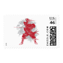 Samurai Pose Postage